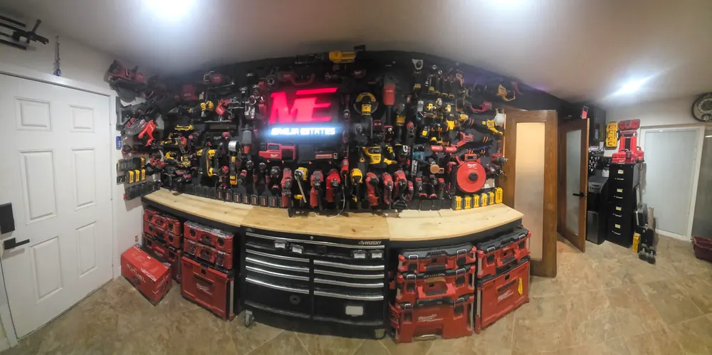 La pared de herramientas