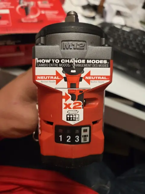 M12 FUEL stubby impact wrench modes