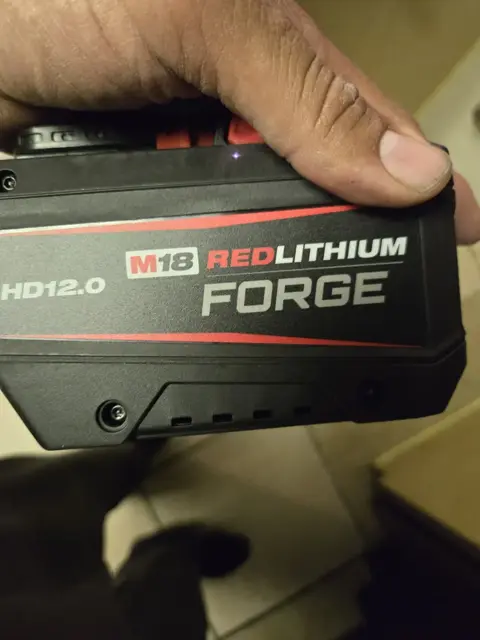 FORGE battery in hand