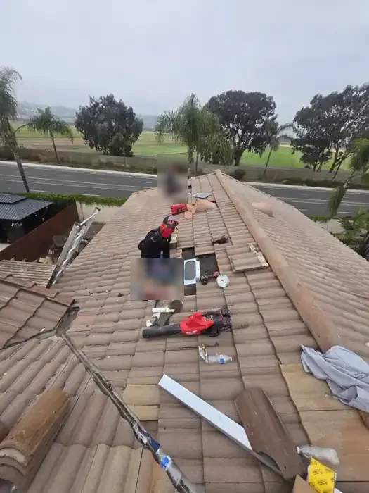Tile roof repair