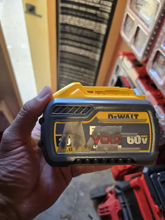 Engraved DeWalt FLEXVOLT pack