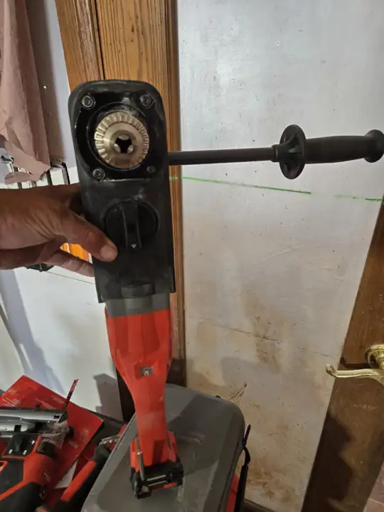 M18 FUEL Super Hawg right-angle drill with side handle