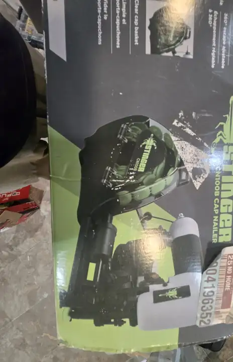 Stinger CN coil roofing cap nailer, new in the box